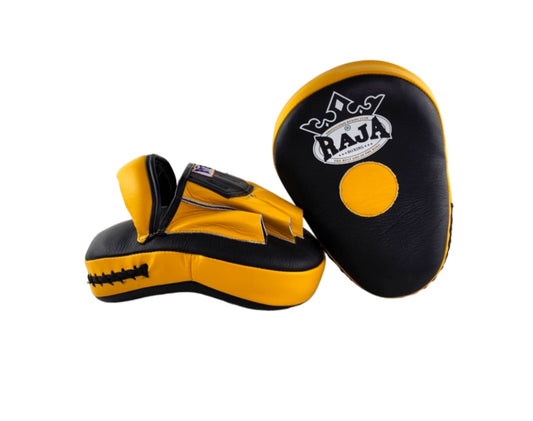 Raja Thai Boxing Focus mitt  curved design - Leather