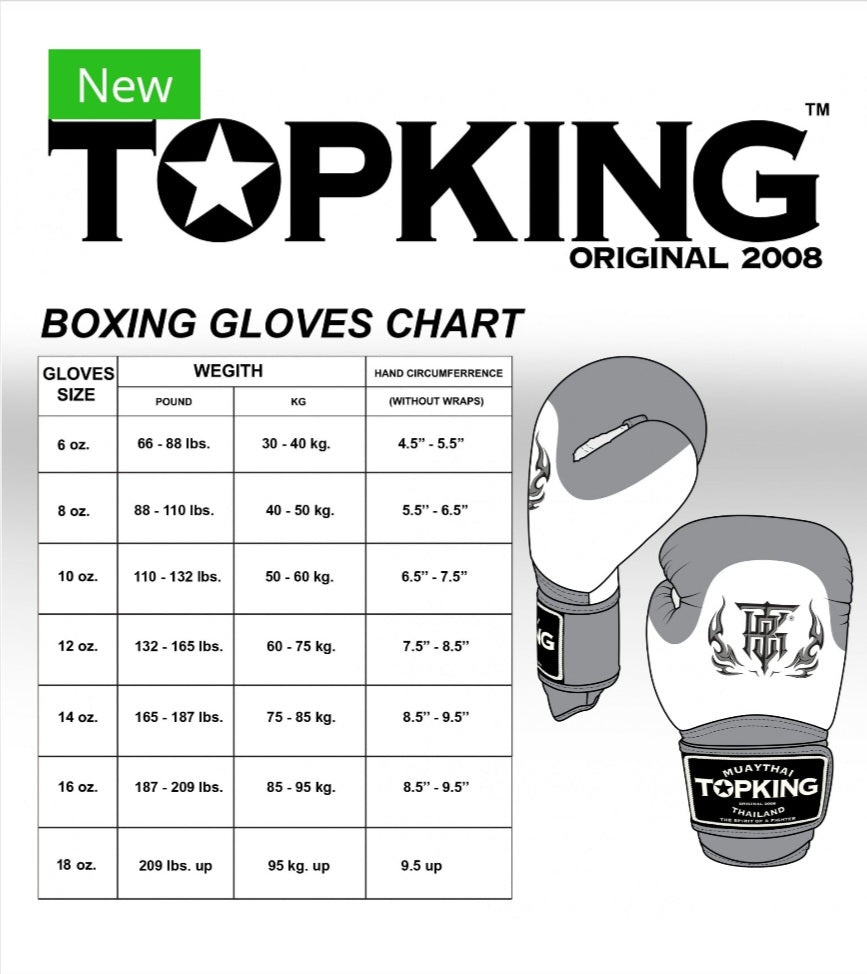 Top King Thai Boxing Gloves- Thai Flag