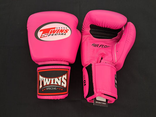Twins Special Thai Boxing Gloves - BGVL-3 - Pink - Air Flow