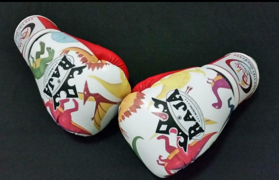 Raja Boxing Thai Boxing Gloves "Dinosaur" Pattern