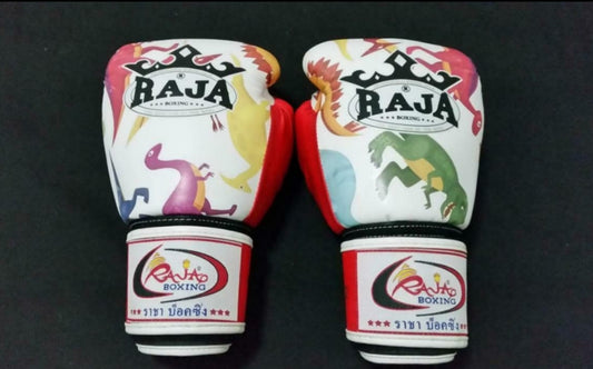 Raja Boxing Thai Boxing Gloves "Dinosaur" Pattern