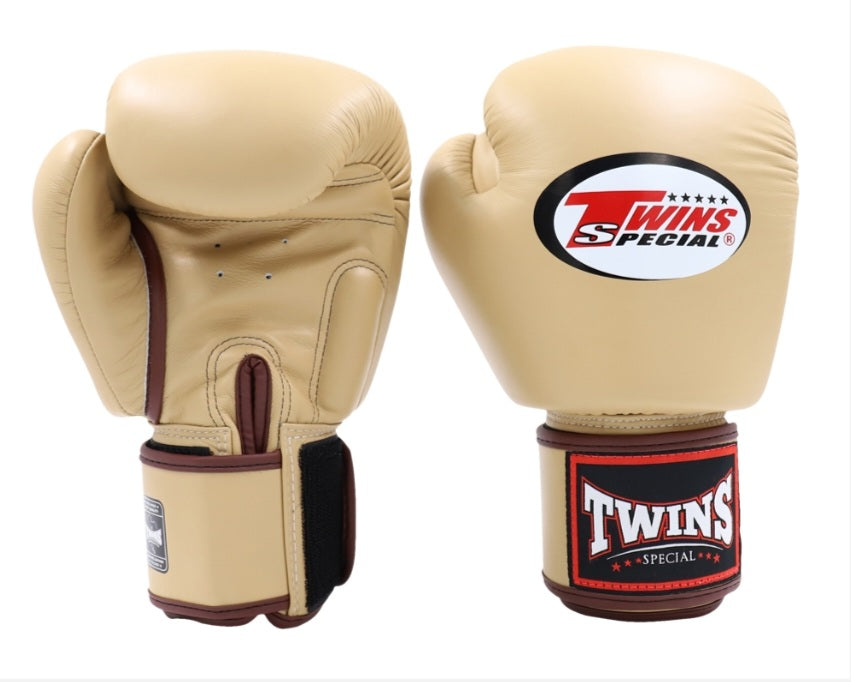 Twins Thai Boxing Gloves - BGVL-3 - Latte