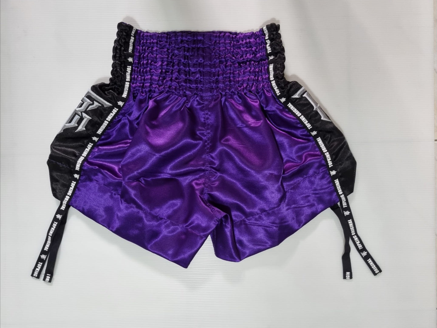 TKB Thai Boxing Shorts -  TKTBS-201 - Purple/Black